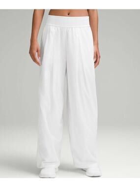 Lululemon Lightweight Tennis Mid-Rise Track Pant Women's 6 White W5FFGS